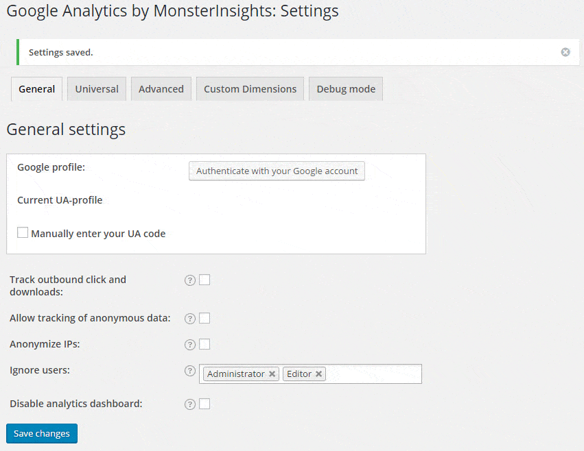Google Analytics by MonsterInsights Plugin Review and Usage