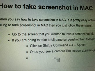 How To Take Screenshot In MAC
