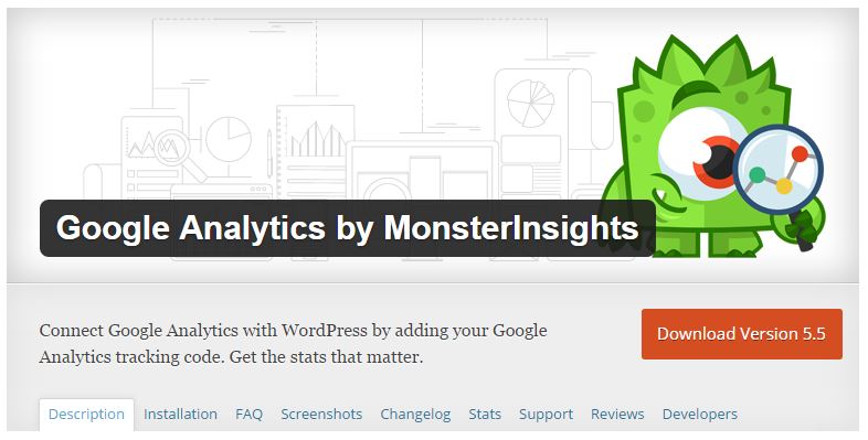 Google Analytics by MonsterInsights plugin review and usage