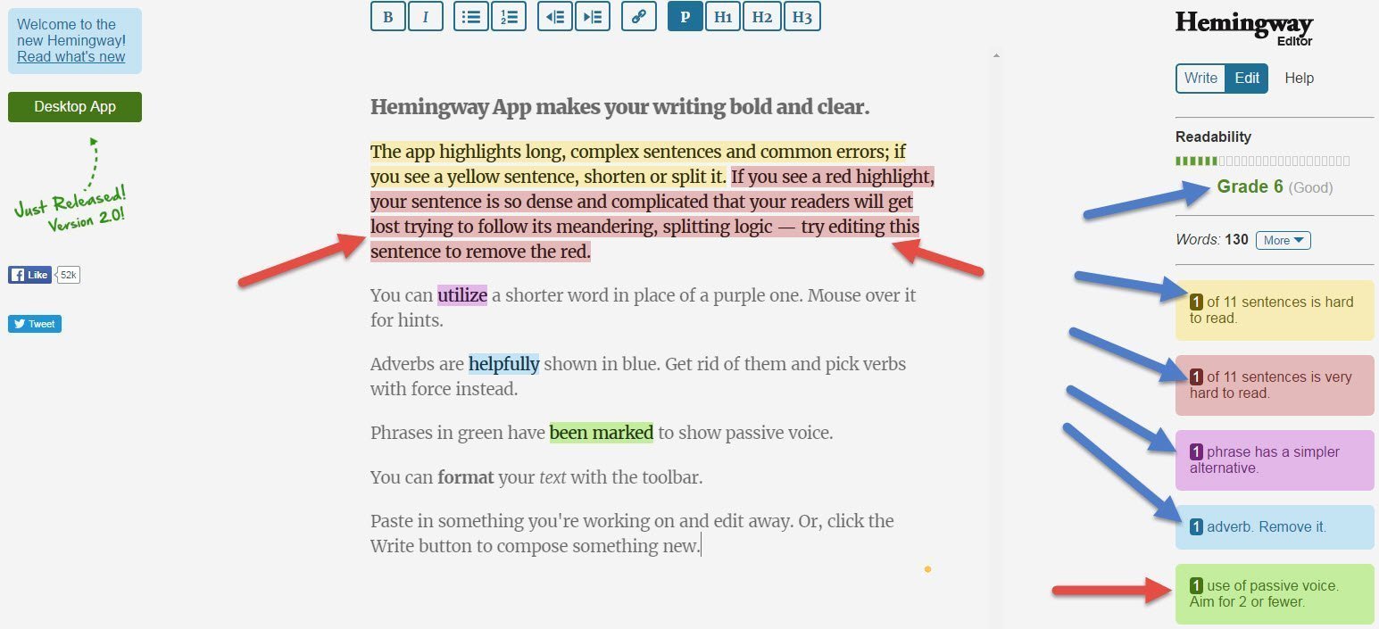 hemingway editor for ios